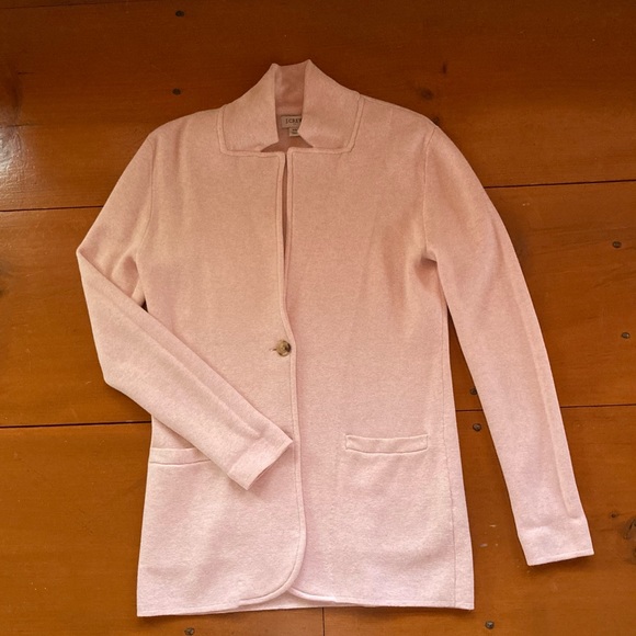 J Crew Pale Pink Blazer - Picture 1 of 5